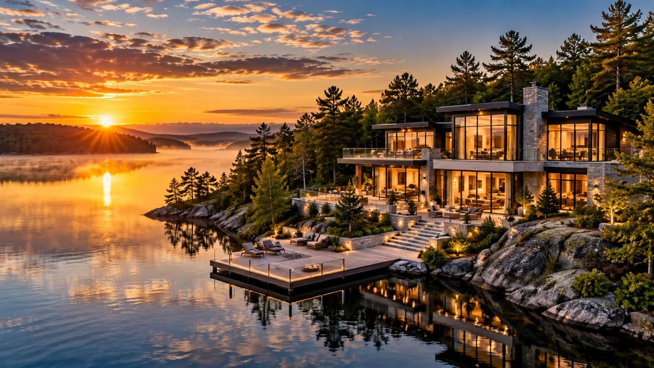Contemporary residential property